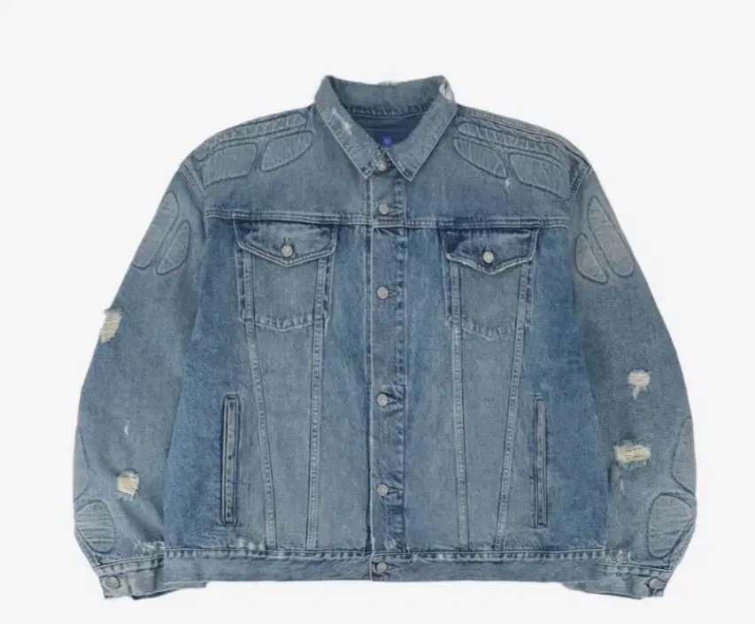 이지갭패디드 데님Yeezy GapPadded Denim Jacket L